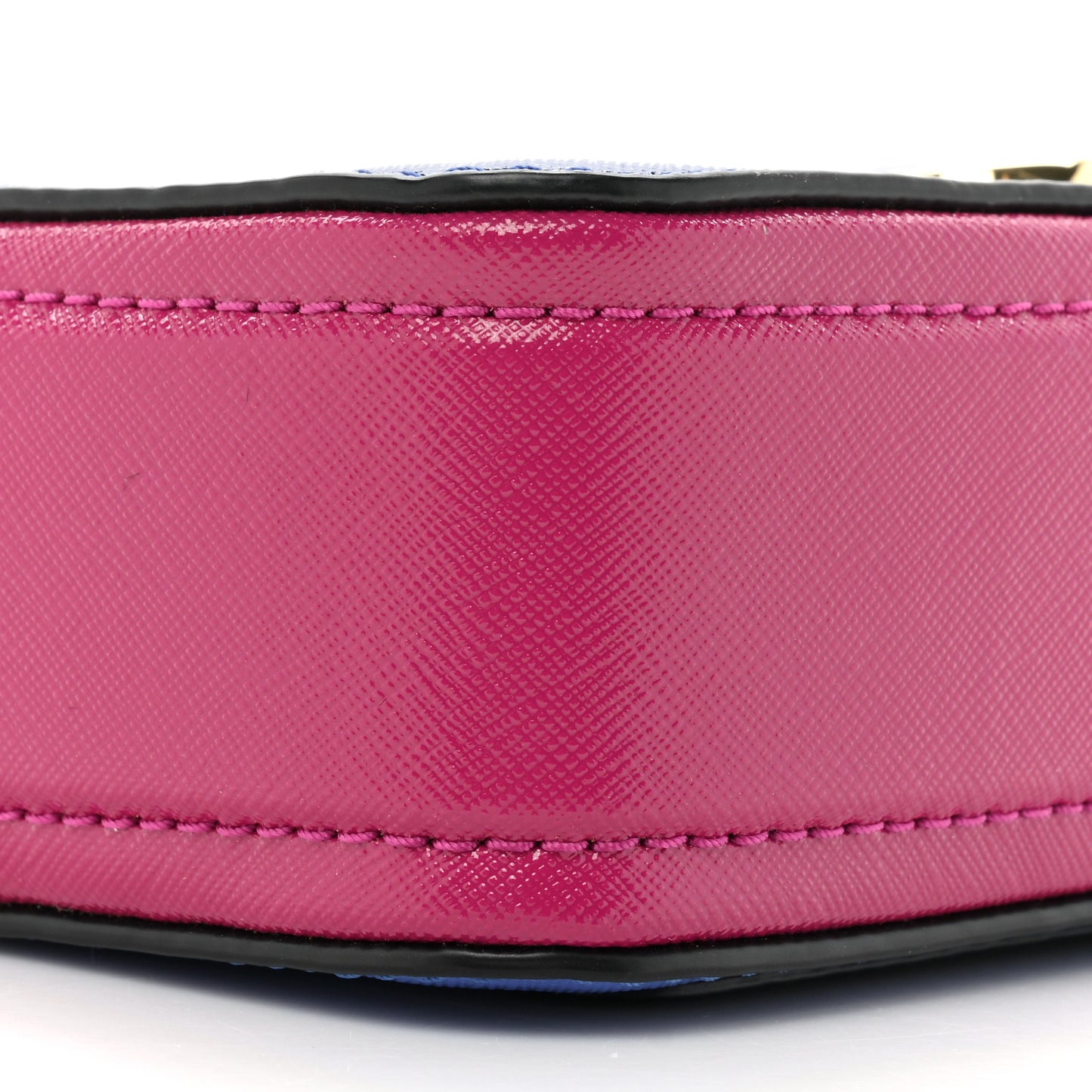 Saffiano Small Snapshot Camera Bag Academy Blue Multicolor