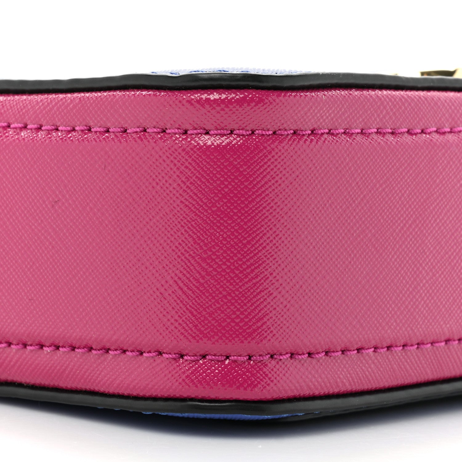 Marc Jacobs Saffiano Small Snapshot Camera Bag Academy Blue Multicolor 9 of 11