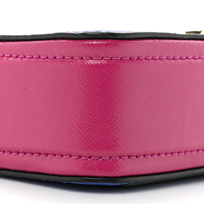 Marc Jacobs Saffiano Small Snapshot Camera Bag Academy Blue Multicolor 9 of 11