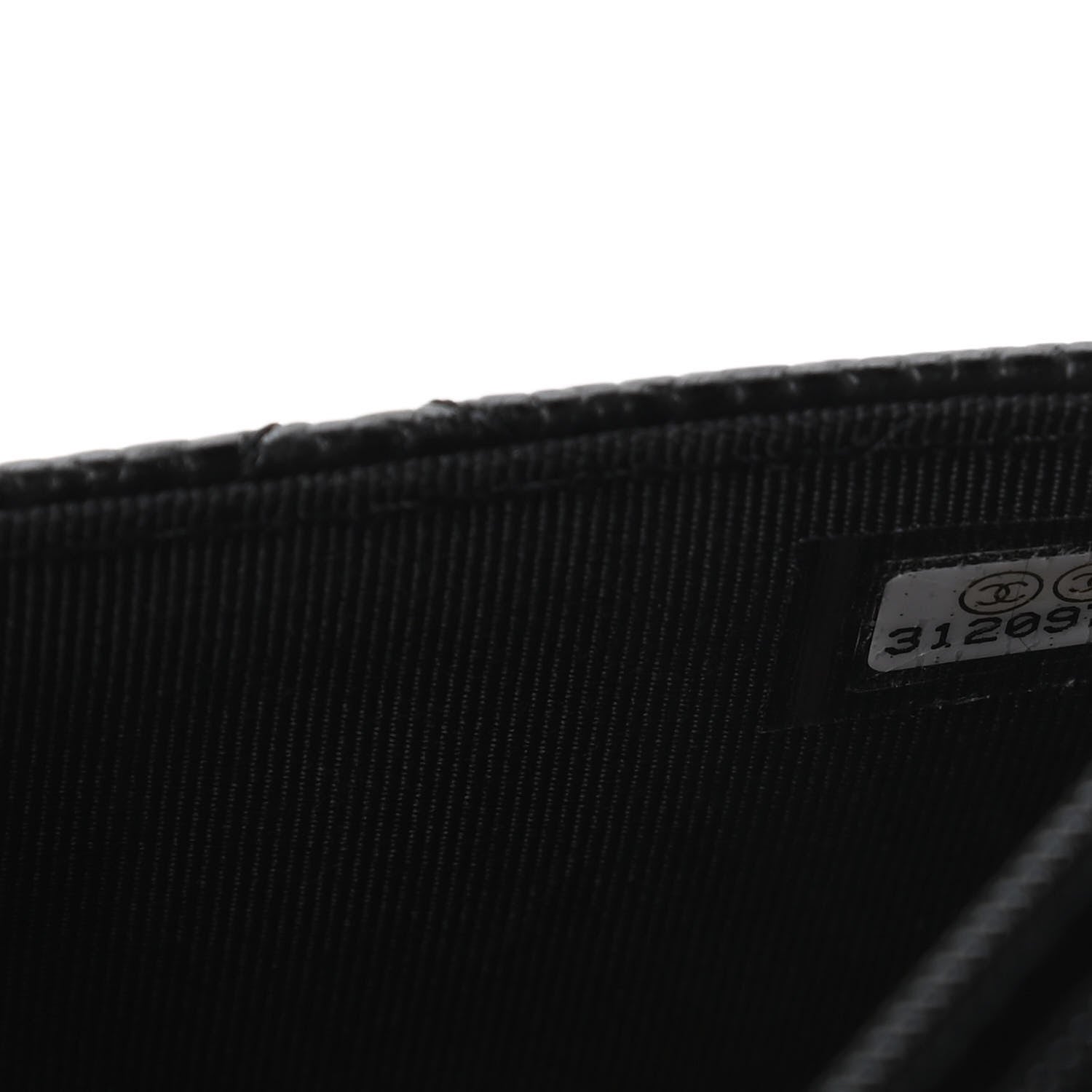 Chanel Caviar Quilted Wallet On Chain WOC Black 10 of 12