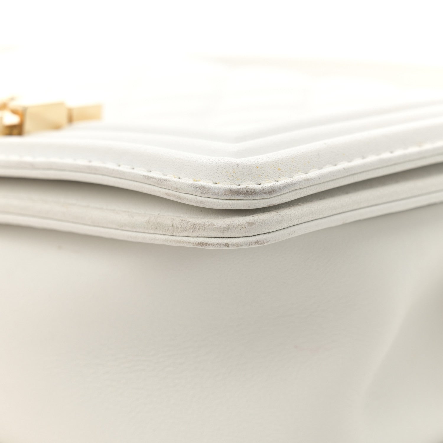 Chanel Lambskin Quilted Small Boy Flap White 10 of 21