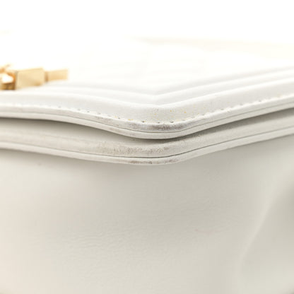 Chanel Lambskin Quilted Small Boy Flap White 10 of 21