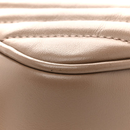 Saint Laurent Calfskin Matelasse Monogram Lou Camera Bag Dark Beige 13 of 14