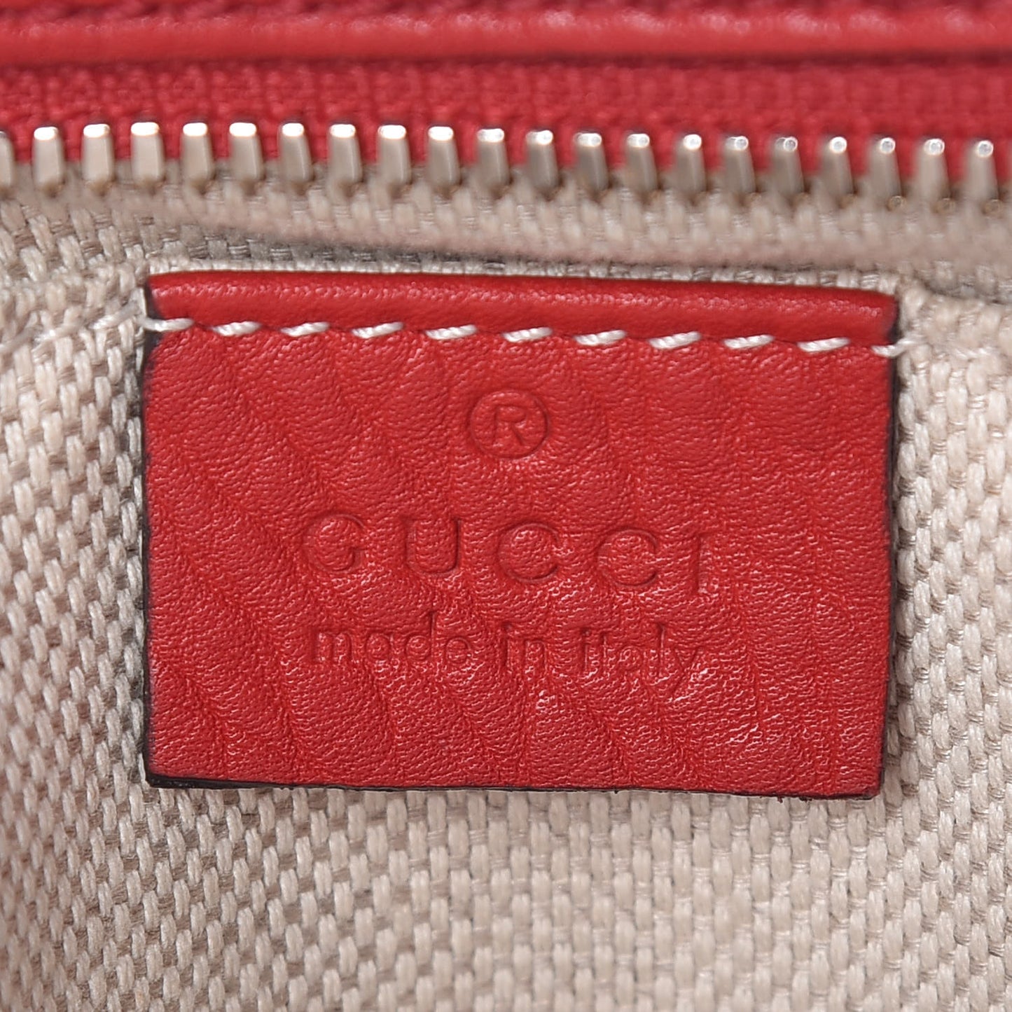 Pebbled Calfskin Small Soho Disco Bag Tabasco Red
