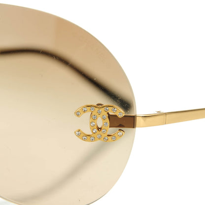 Chanel Aviator CC Sunglasses 4108-B Gold 4 of 6