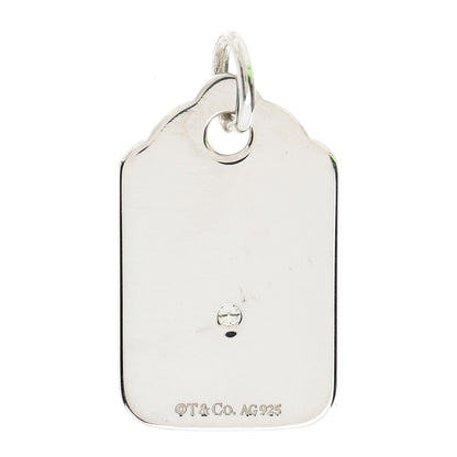 Tiffany Sterling Silver Diamond Best Logo Charm 3 of 4
