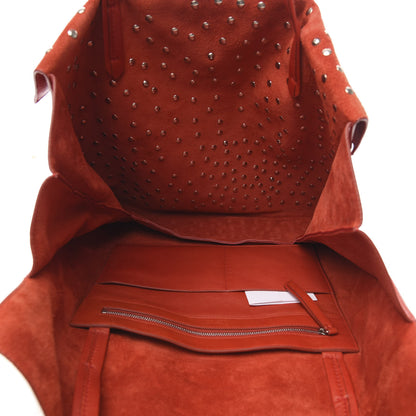 Celine Lambskin Medium Drops and Studs Tote Poppy 5 of 9