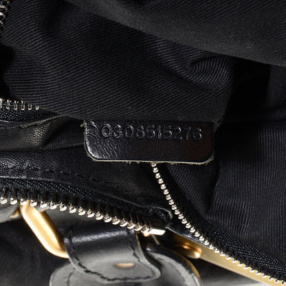 Chloe Leather Medium Paddington Satchel Black 7 of 7
