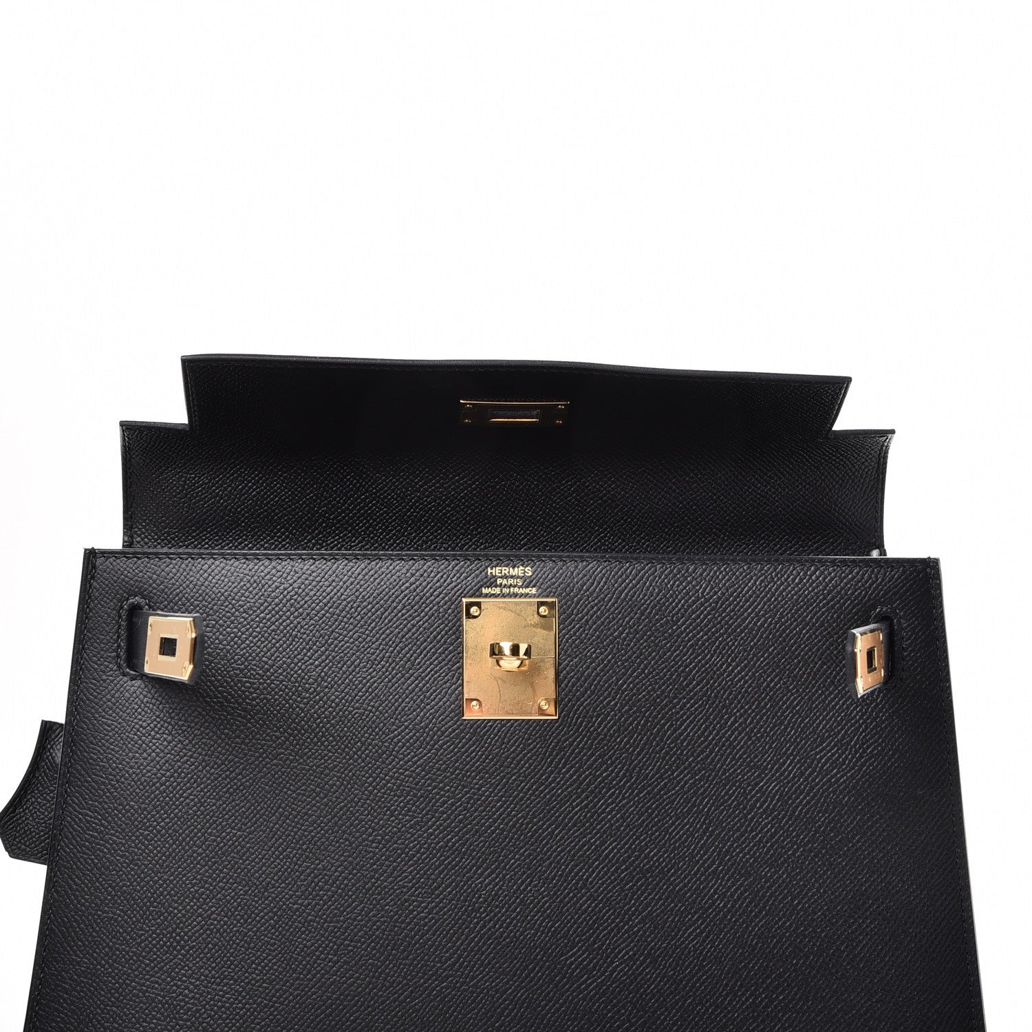 Hermes Epsom Kelly Sellier 28 Black 11 of 39