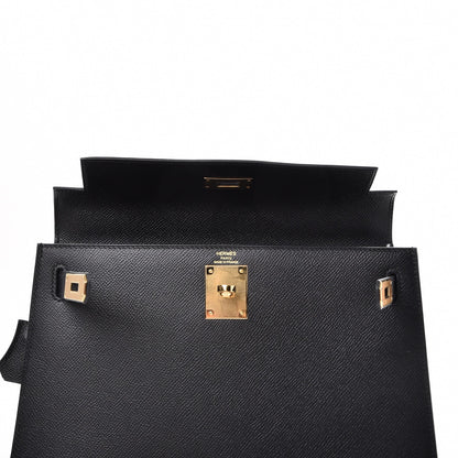 Hermes Epsom Kelly Sellier 28 Black 11 of 39