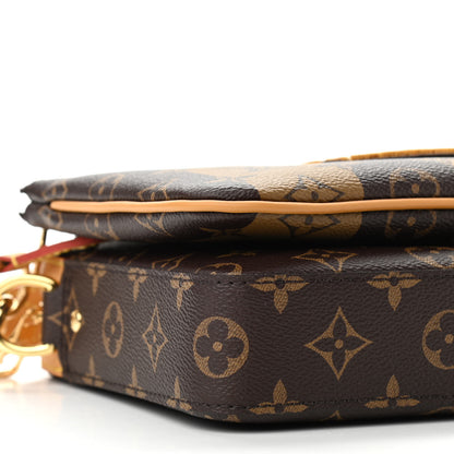 Louis Vuitton X NIGO Reverse Monogram Stripes Trio Messenger 8 of 10