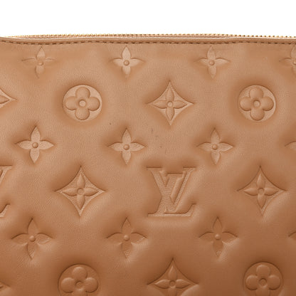 Louis Vuitton Lambskin Embossed Monogram Coussin PM Camel 11 of 11