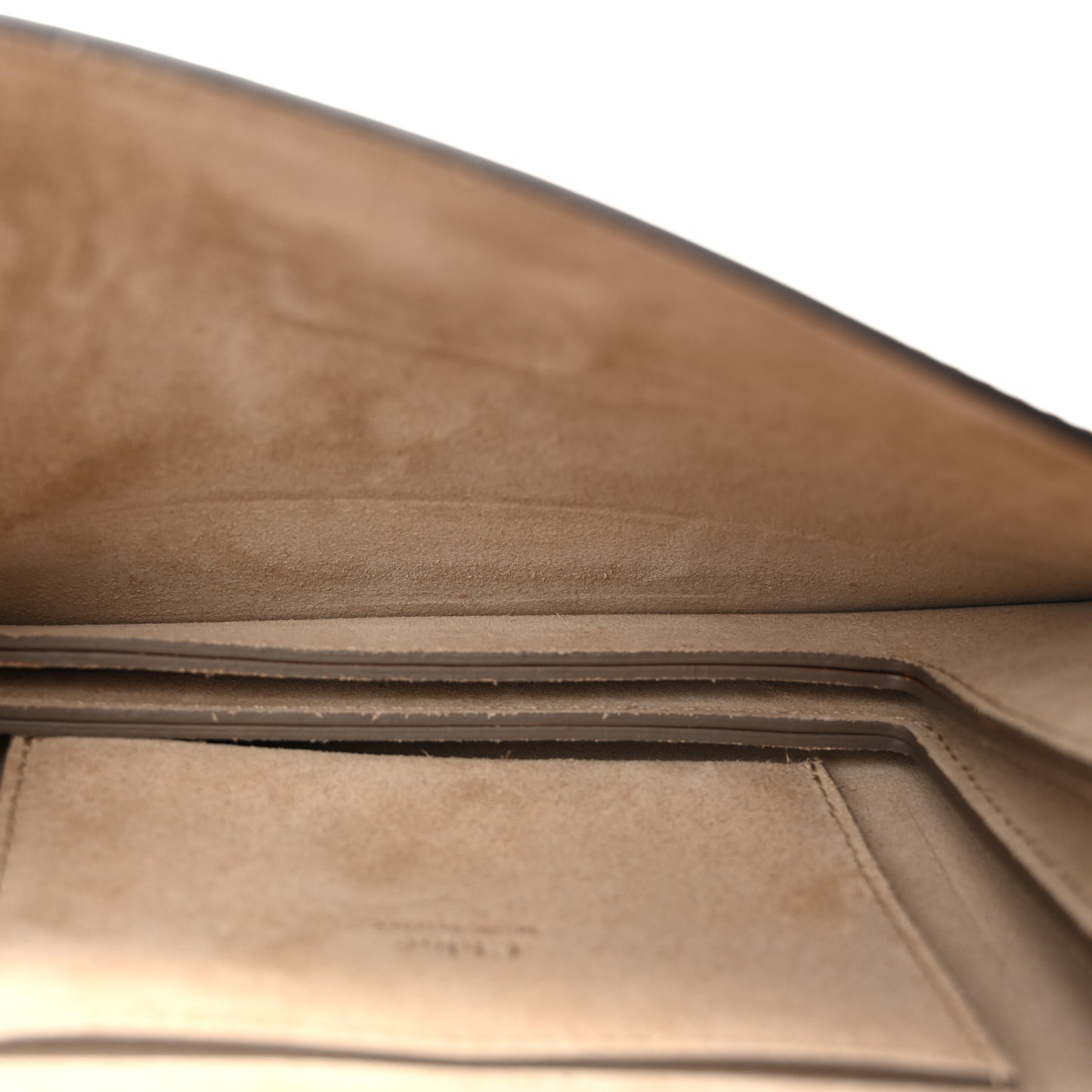 Calfskin Suede Mini Chain Faye Shoulder Bag Tobacco