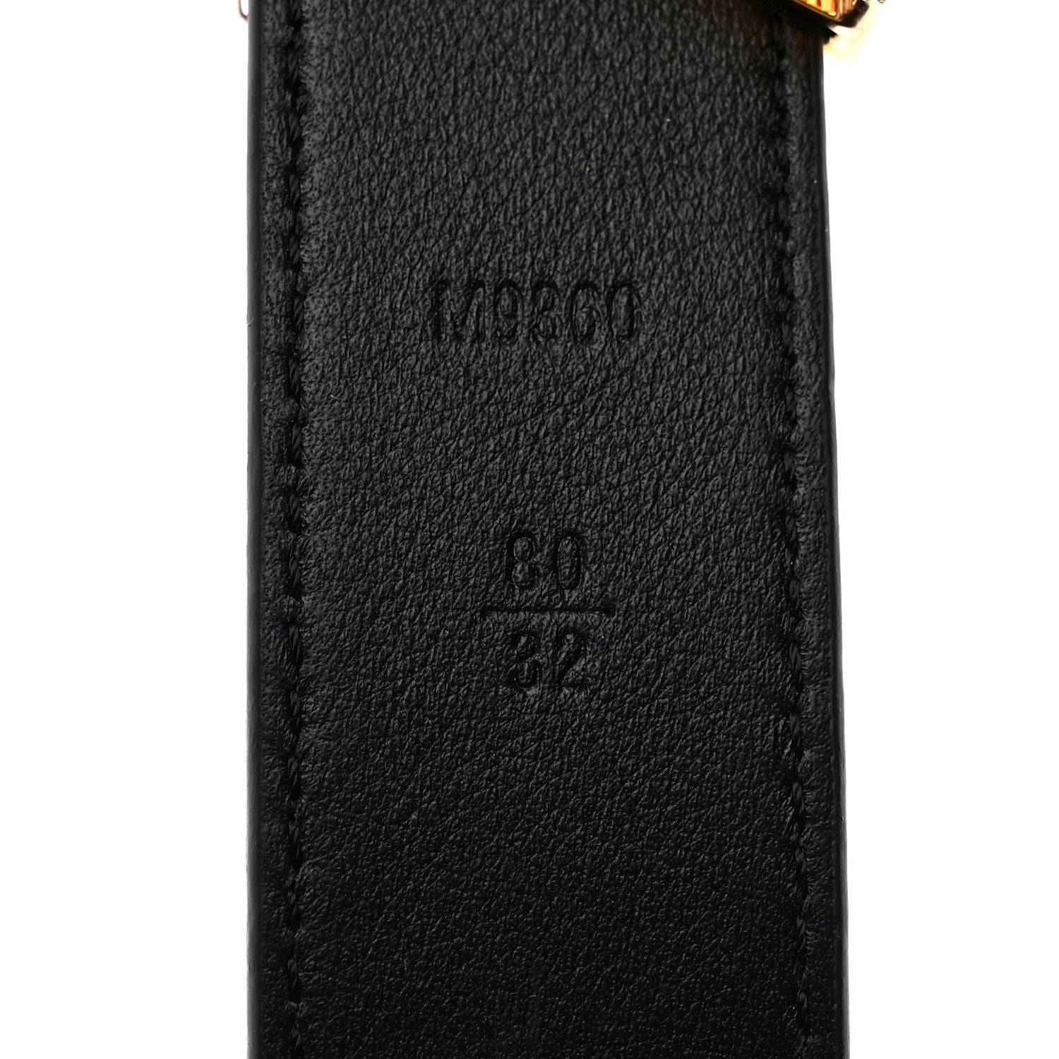 Louis Vuitton Epi 30mm LV Twist Belt 80/32 Black 6 of 12