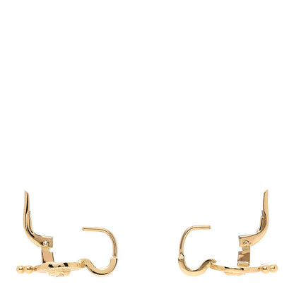Temple St. Clair 18K Yellow Gold Diamond Sole Luna Drop Earrings 3 of 4