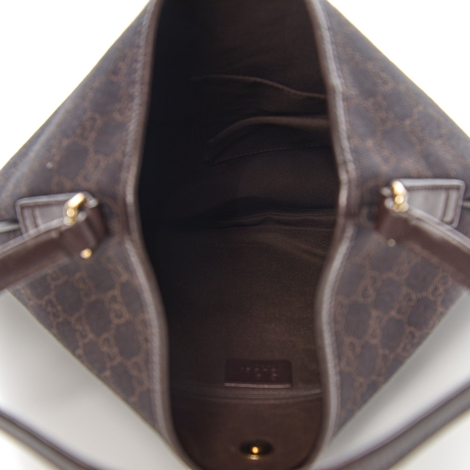 Gucci Monogram Medium New Britt Hobo Dark Brown 4 of 10
