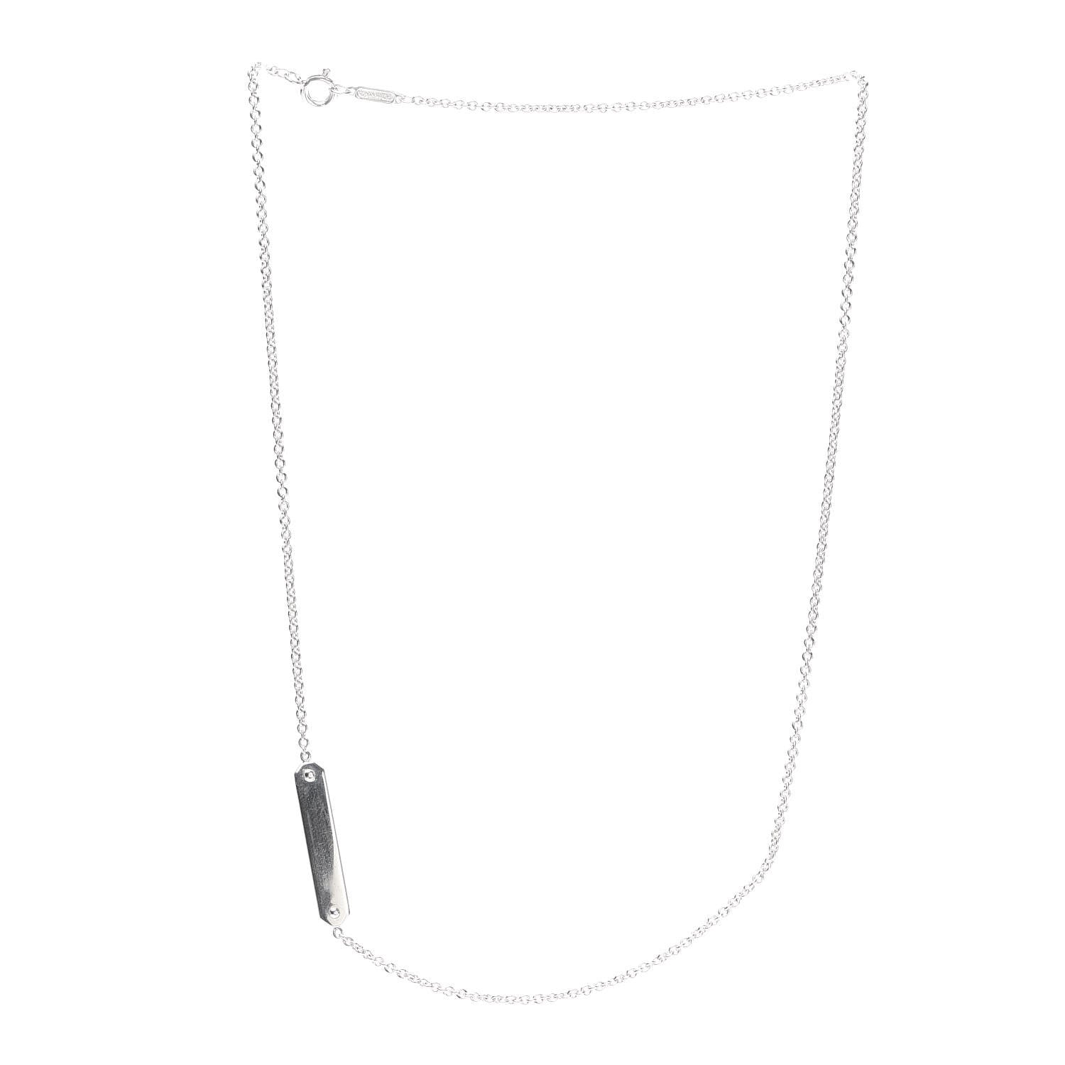 Tiffany Sterling Silver Tag Chain Necklace 3 of 6
