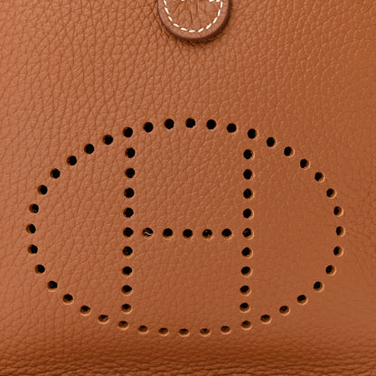 Hermes Taurillon Clemence Evelyne TPM Gold 8 of 10