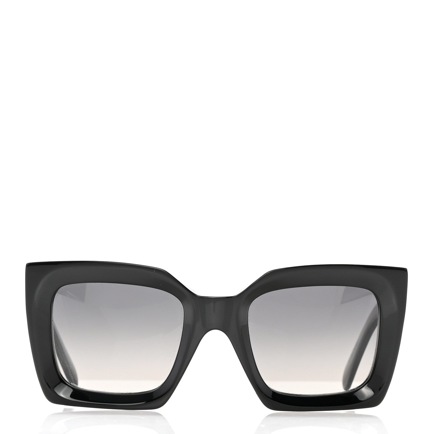 Celine Acetate Square Sunglasses CL401301 Black 2 of 7