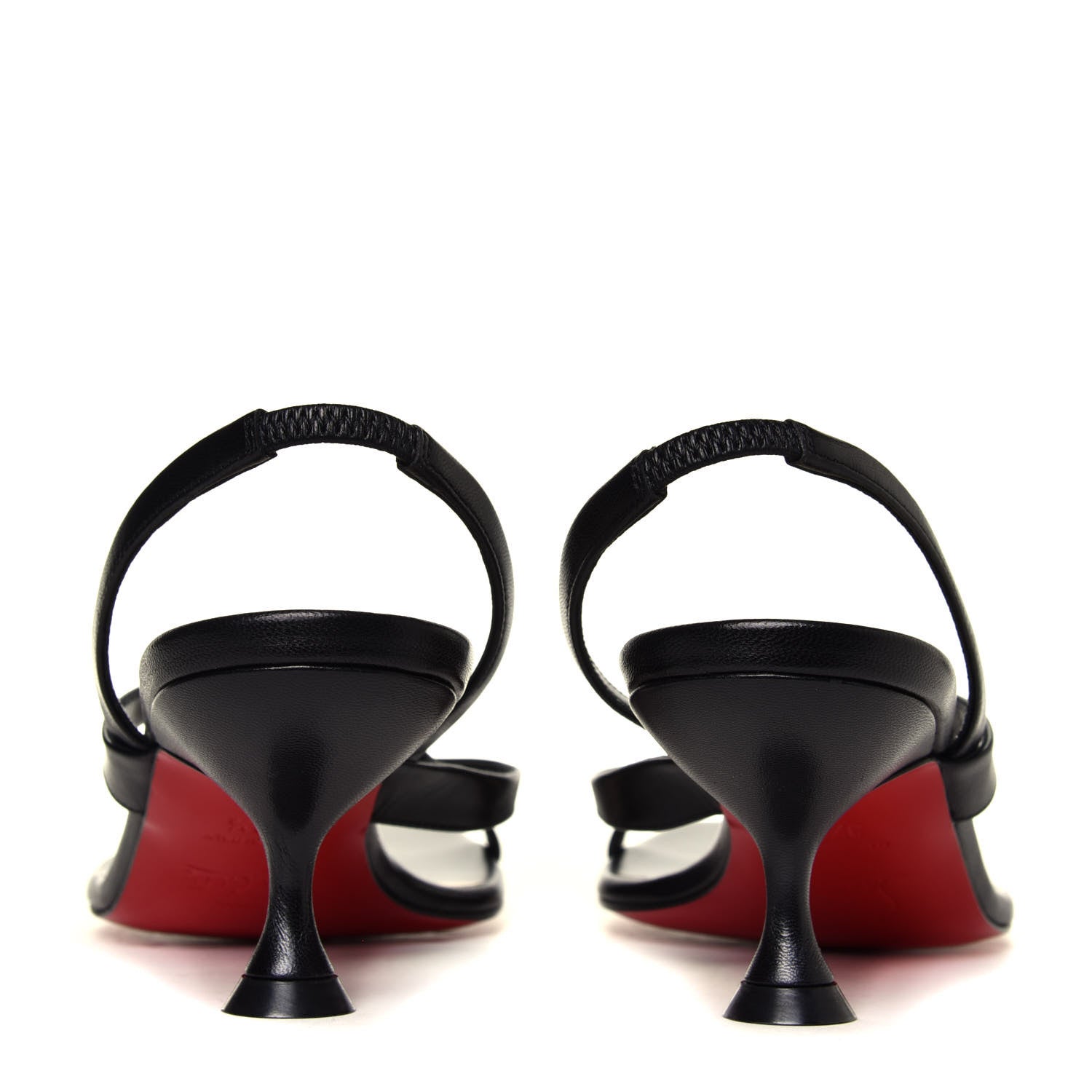 Christian Louboutin Kid Taralita 55 Thong Sandals 37.5 Black 10 of 12