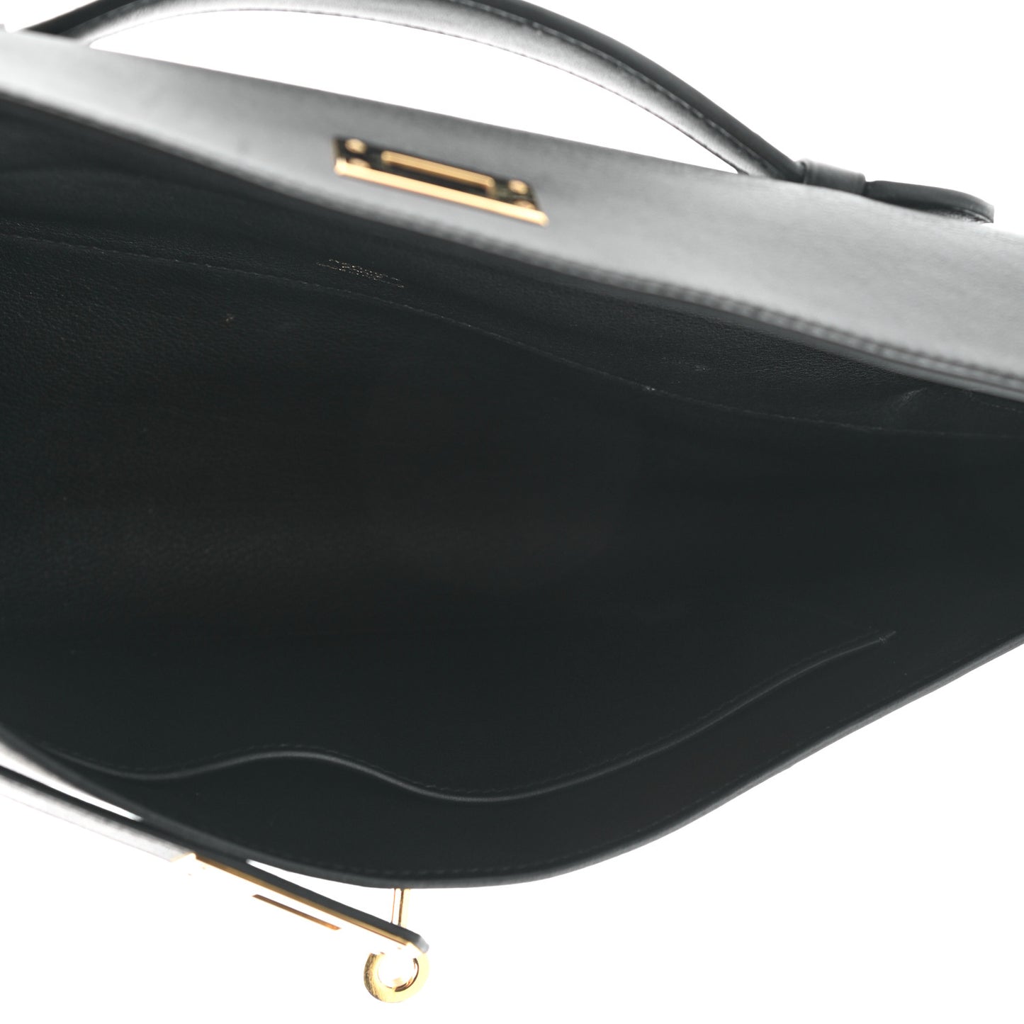Swift Kelly Cut Clutch Pochette Black