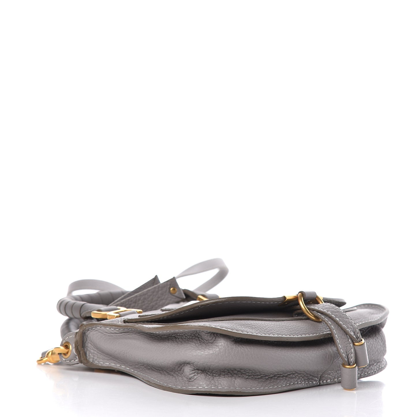 Calfskin Mini Marcie Satchel Cashmere Grey