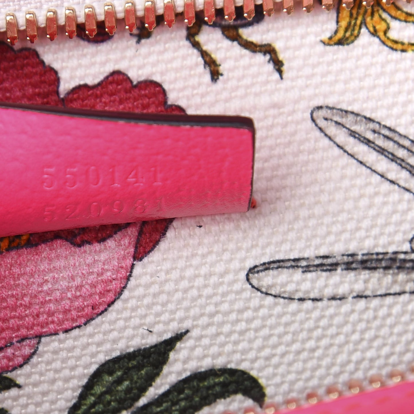 Canvas Medium Flora Tote Fuchsia