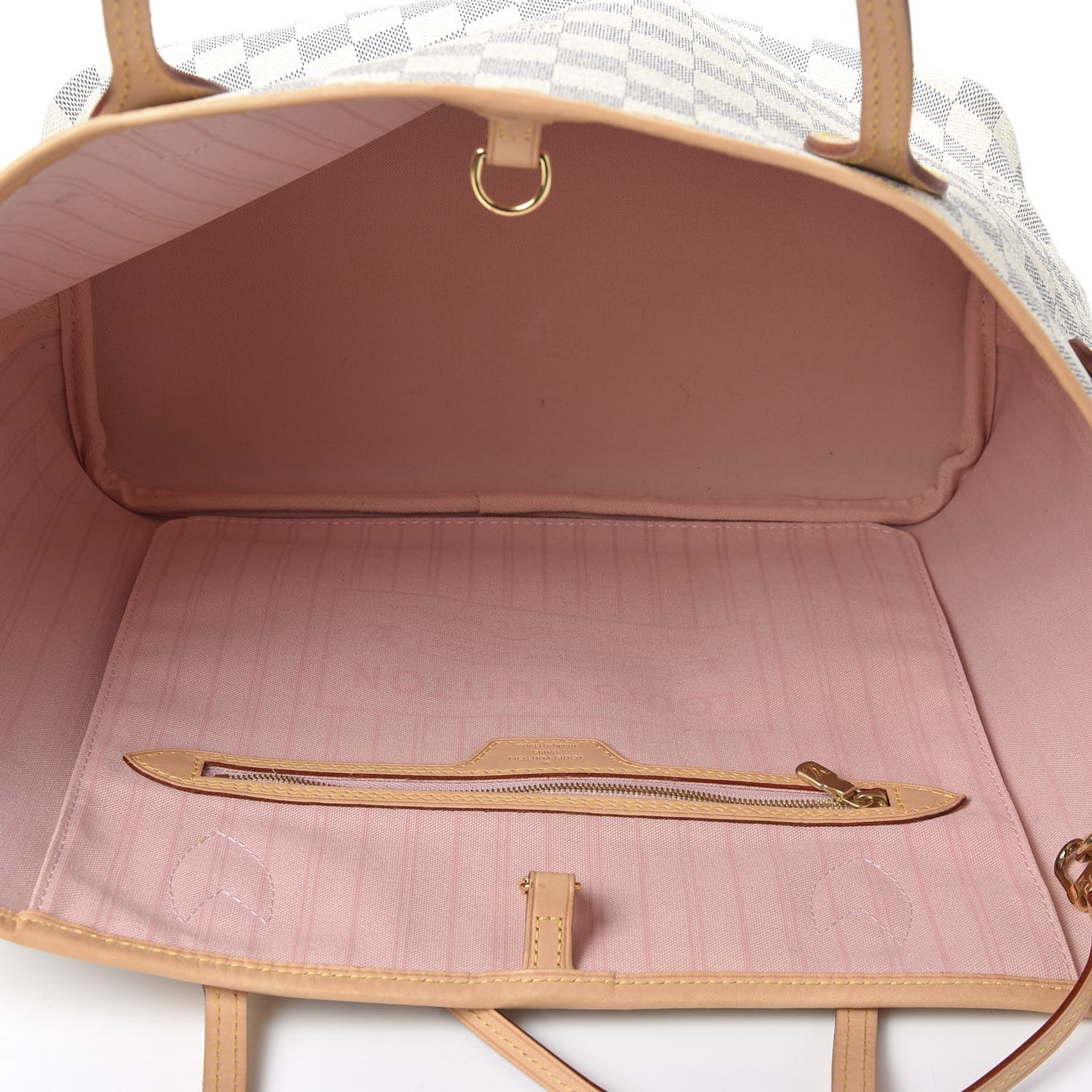 Damier Azur Neo Neverfull MM Rose Ballerine