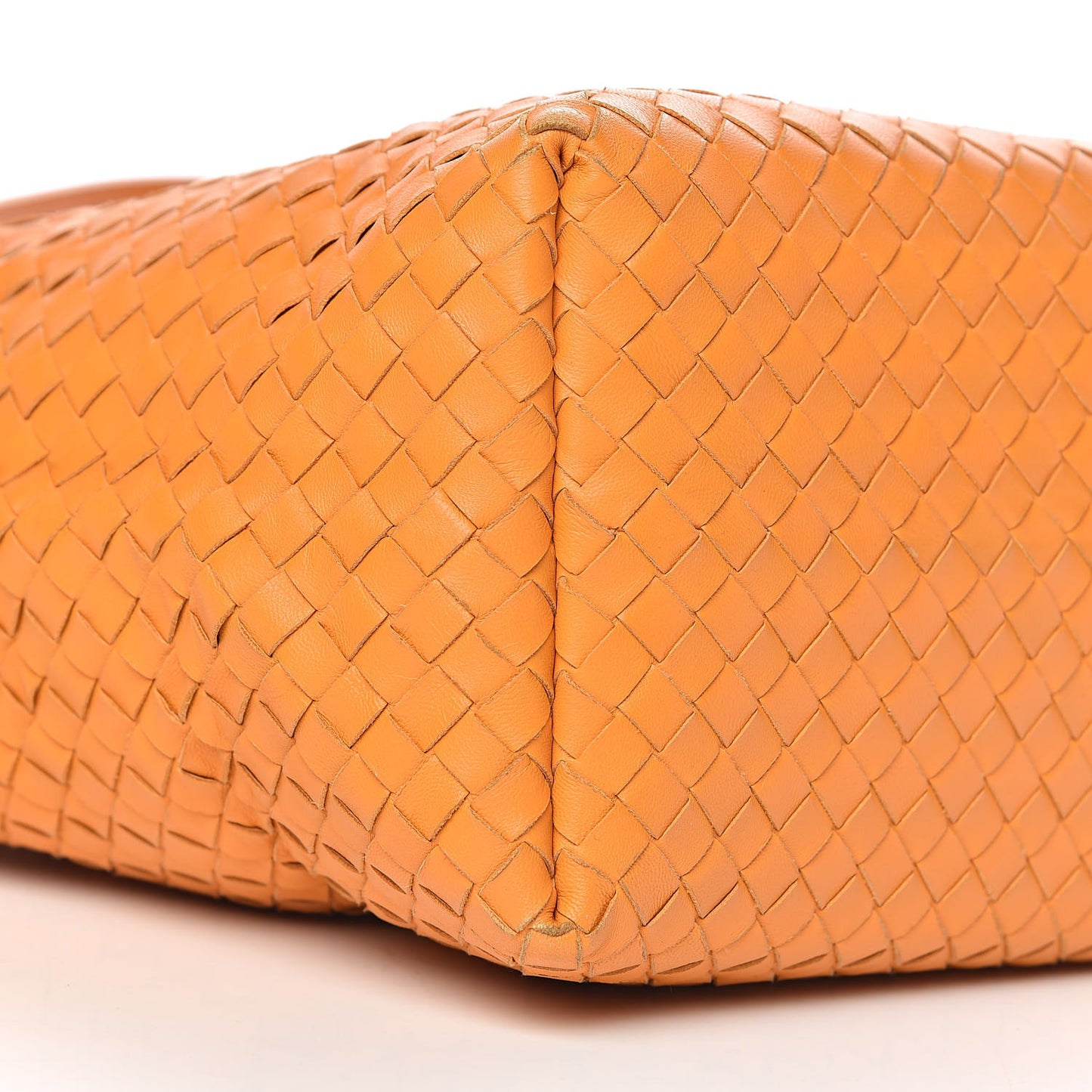 Nappa Intrecciato Medium Garda Bag Orange