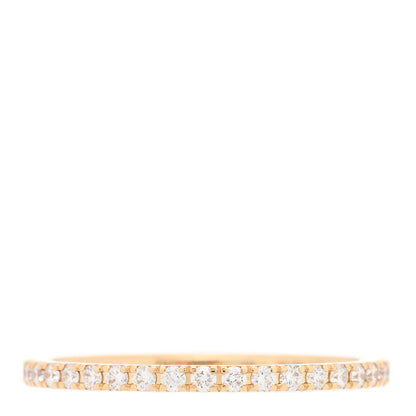 Van Cleef & Arpels 18K Yellow Gold Diamond 1.25mm Felicite Wedding Band Ring 47 4 1 of 4