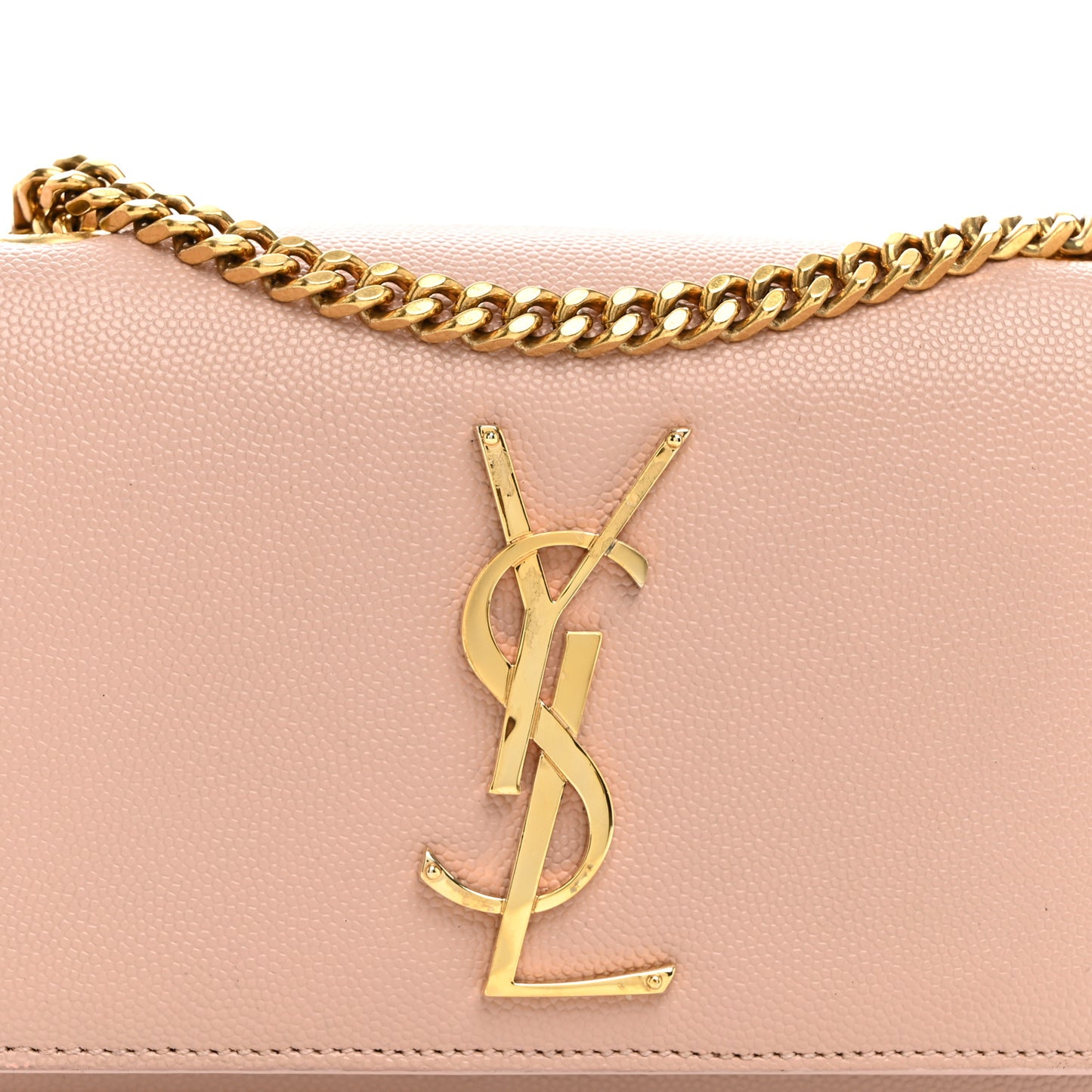 Grain De Poudre Small Monogram Kate Satchel Pale Blush