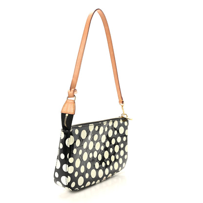 Louis Vuitton Vernis Kusama Infinity Dots Pochette Accessories Black Black 3 of 9