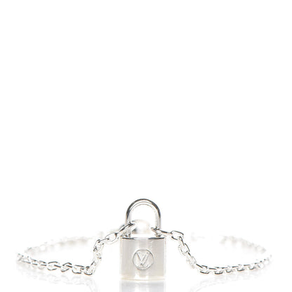 Louis Vuitton Sterling Silver Lockit Bracelet 3 of 7