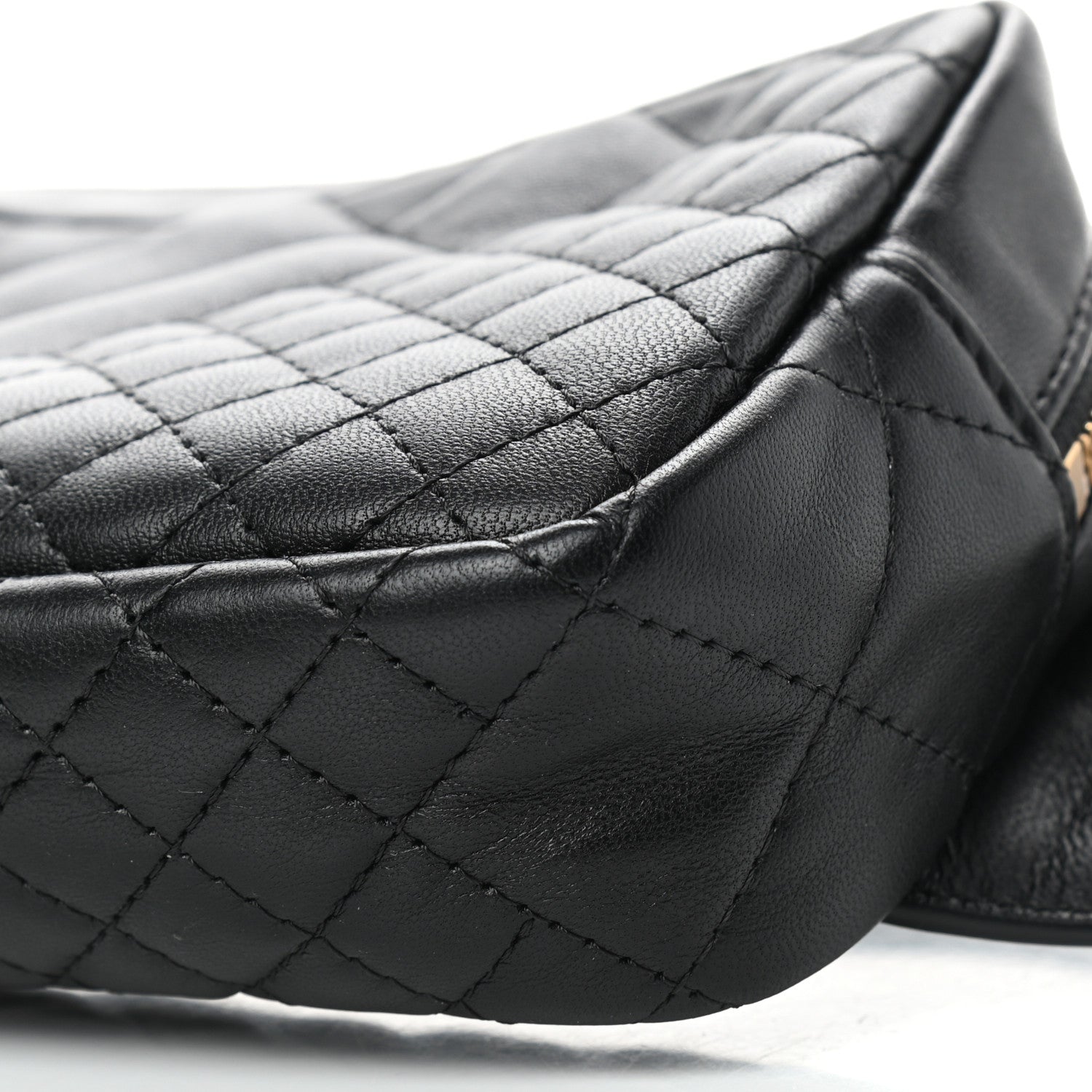 Versace Nappa Barocco Quilted Vanitas Medea Belt Bag Black 9 of 9