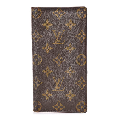 Louis Vuitton Monogram Porte Valeurs Checkbook Wallet 1 of 12