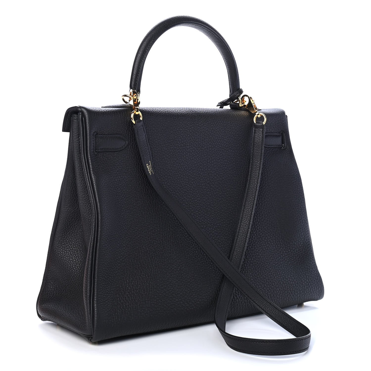 Hermes Togo Kelly Retourne 35 Black 3 of 11
