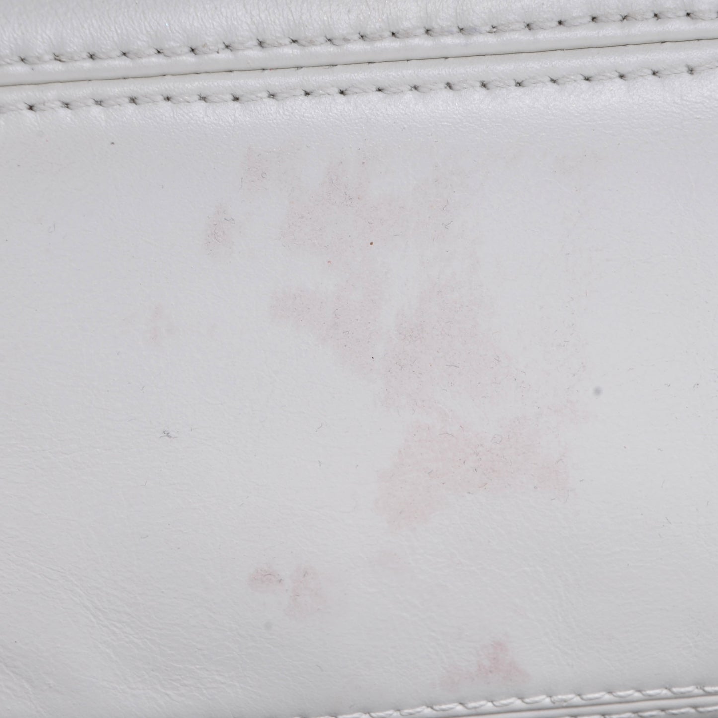 Lambskin CC Handle Tote White