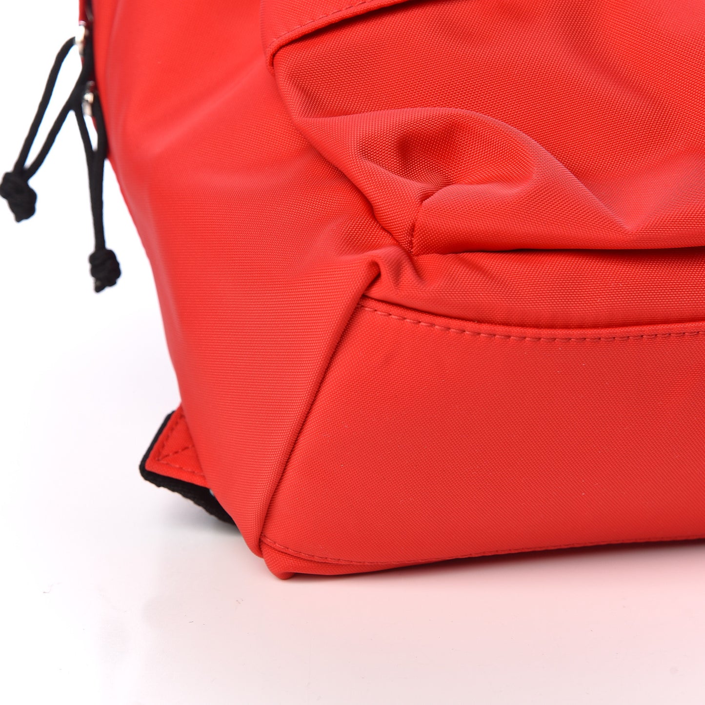 Sport Nylon Logo Embroidered S Wheel Backpack Bright Red Black