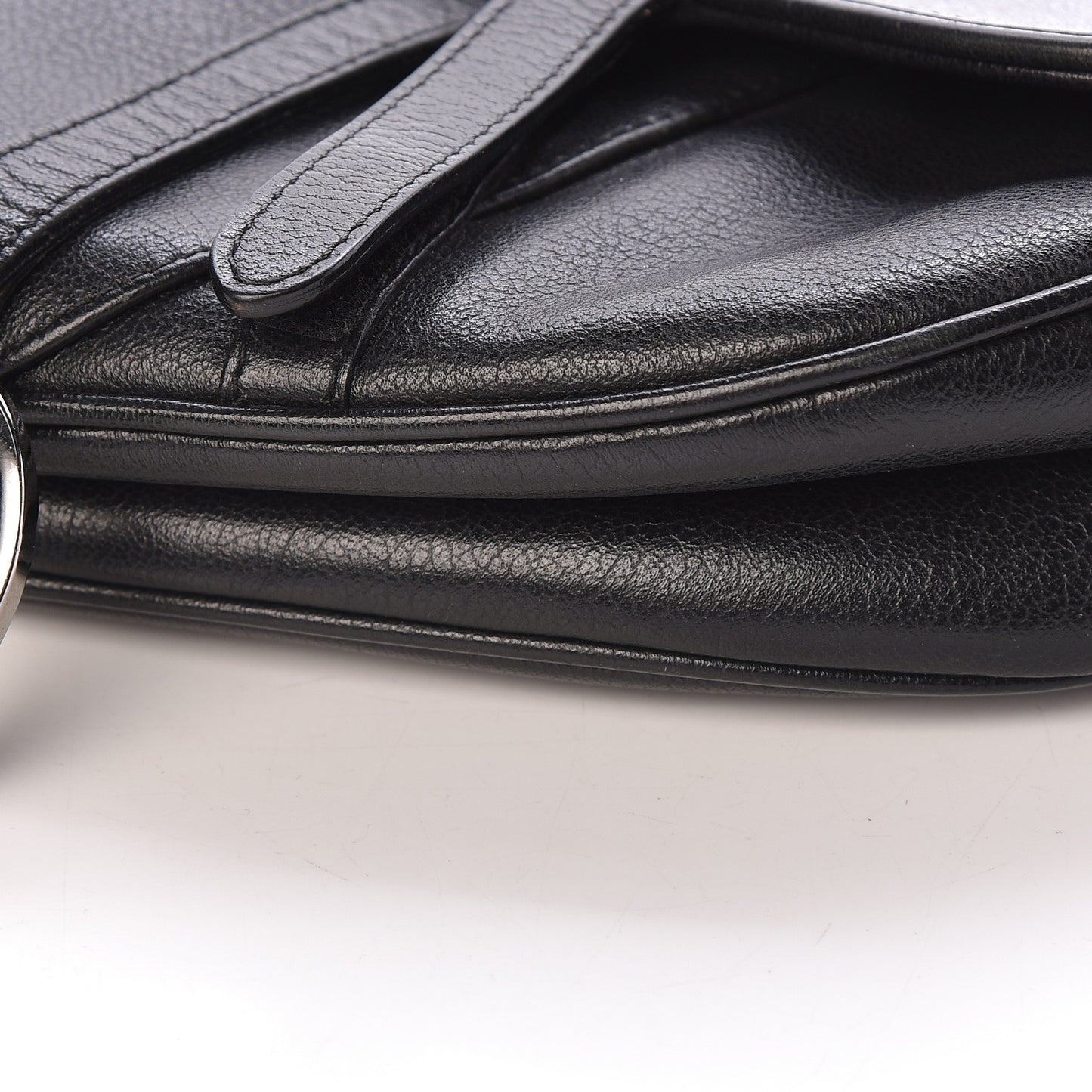 Calfskin Saddle Bag Black