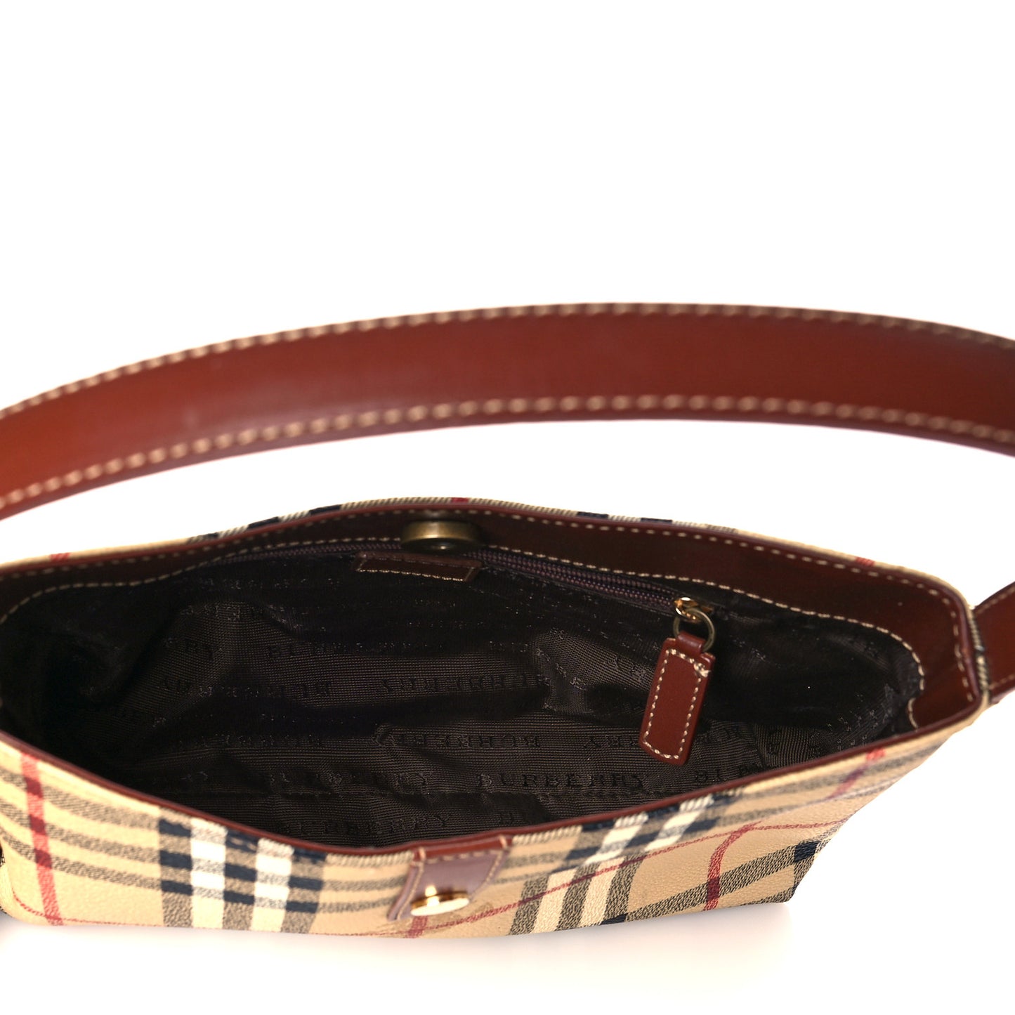 Haymarket Check Shoulder Bag Brown