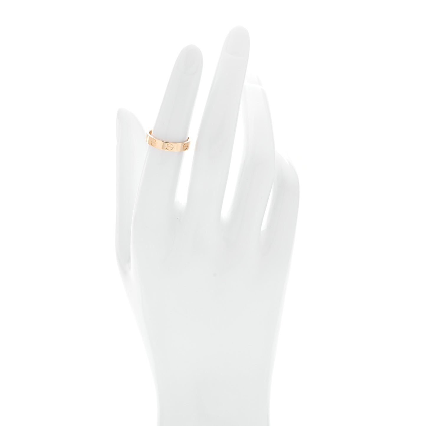 18K Yellow Gold 3.5mm LOVE Wedding Band Ring  50 5.25