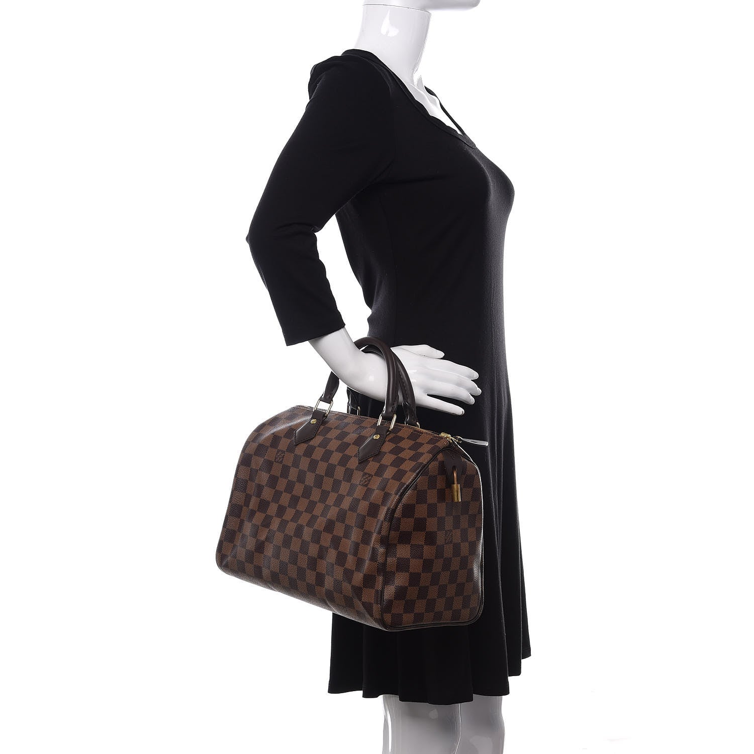 Louis Vuitton Damier Ebene Speedy 30 2 of 10