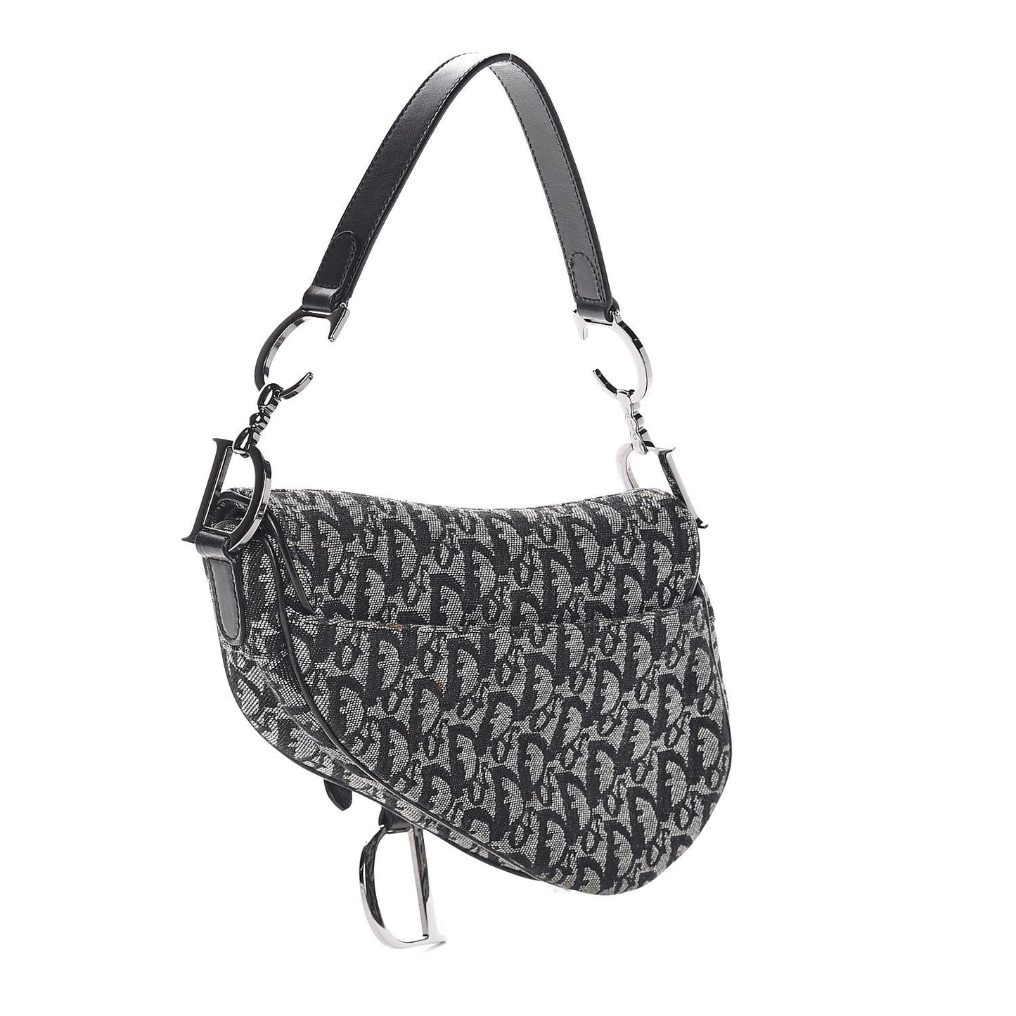 Monogram Saddle Bag Blue