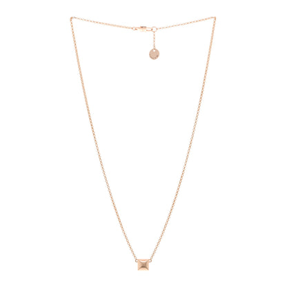 Hermes 18K Rose Gold Clou d'H Pendant Necklace 3 of 6