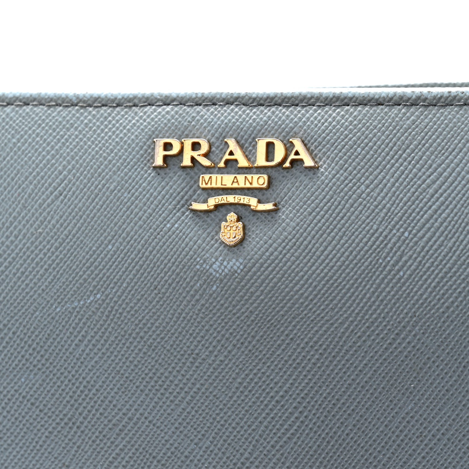 Prada Saffiano Metal Continental Wallet Astrale 7 of 14