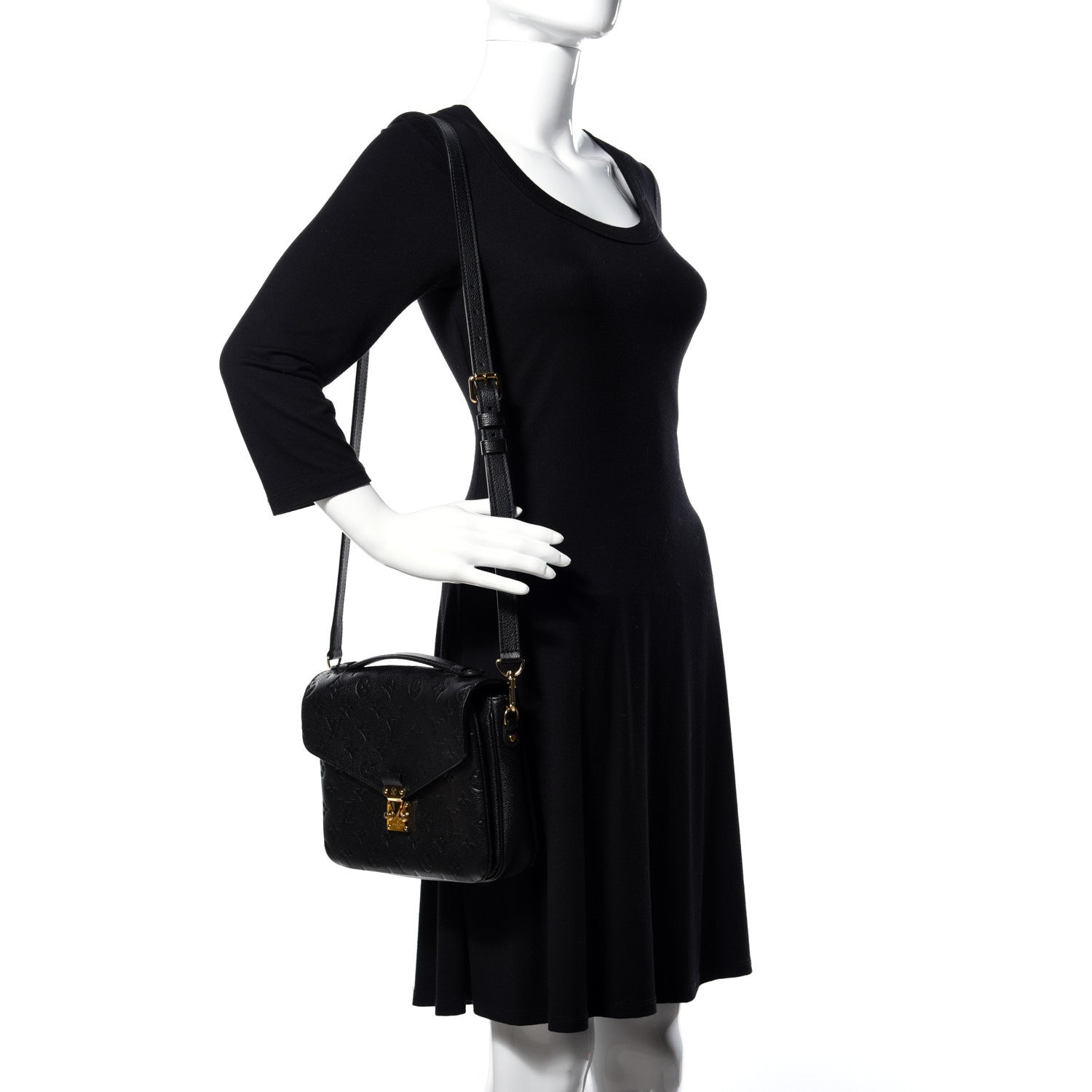 Louis Vuitton Empreinte Pochette Metis Black 2 of 18