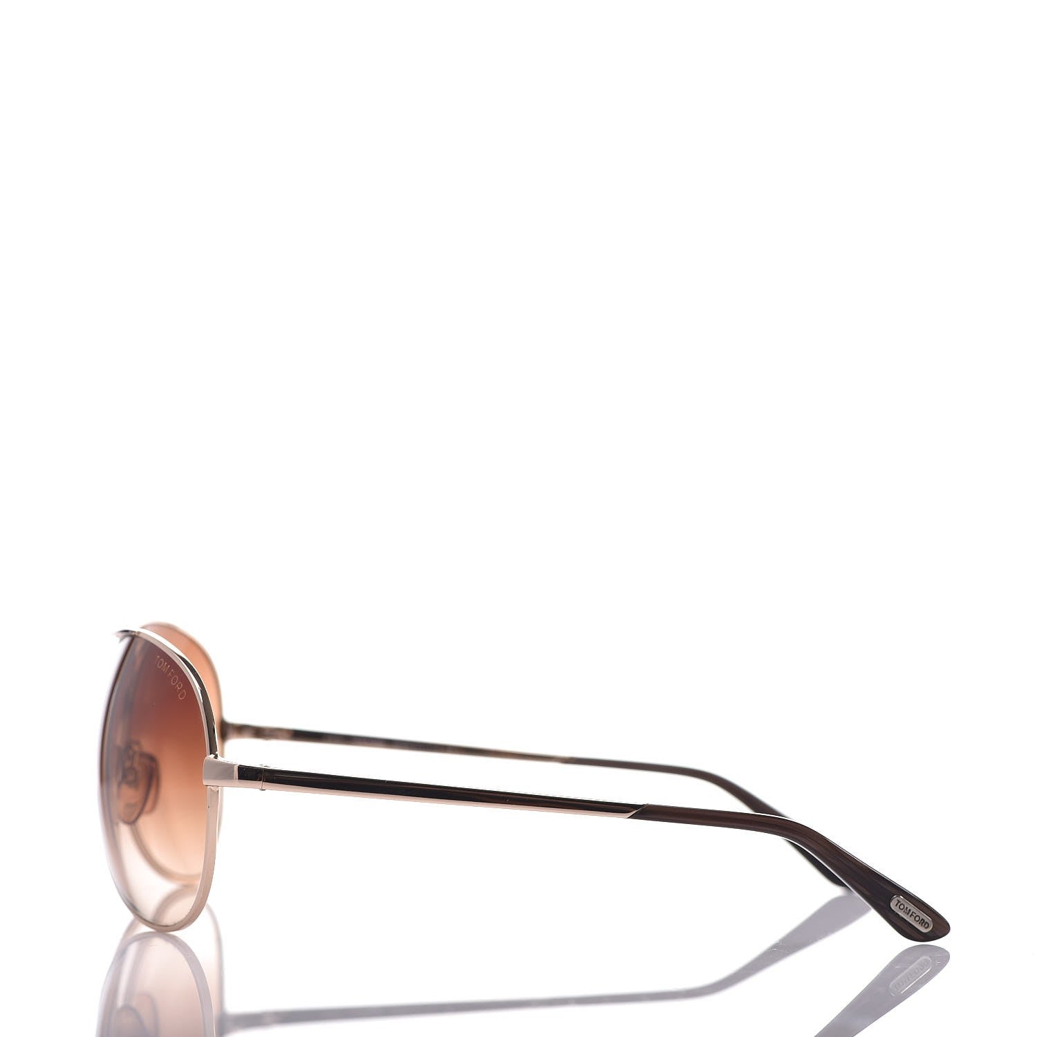 Tom Ford Metal Charles Aviator Sunglasses TF35 Gold 3 of 7