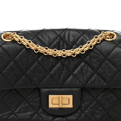 Chanel Aged Calfskin Quilted 2.55 Reissue Mini Flap Black 8 of 13