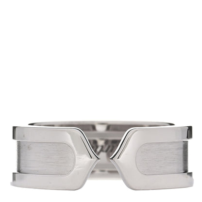 Cartier 18K White Gold 6.5mm C De Cartier Ring 49 5 1 of 4