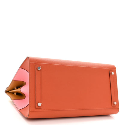 Hermes Epsom Sunrise Birkin Sellier 35 Lime Sesame Rose Confetti Terre Battue 4 of 11